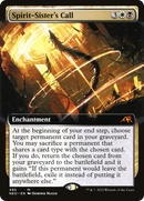 Spirit-Sister's Call (Extended Art) (NEO-495) [Kamigawa: Neon Dynasty] Foil