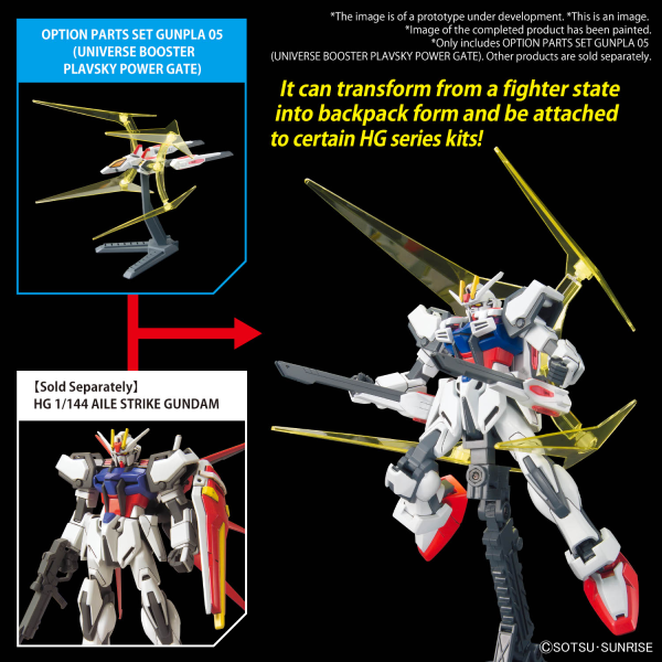 Gundam Option Parts: 05 Universe Booster Plavsky Power Gate