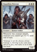 Dauntless Veteran (FDN-008) [Foundations] Foil