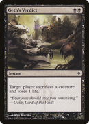 Geth's Verdict (NPH-061) [New Phyrexia] Foil