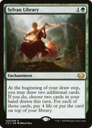 Sylvan Library (CC1-005) [Commander Collection: Green] Foil