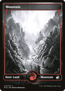 Mountain (MID-275) (Showcase) [Innistrad: Midnight Hunt] Foil