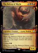 The Balrog of Moria (Showcase Scrolls) (LTC-449) [Tales of Middle-earth Commander] Foil