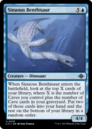 Sinuous Benthisaur (LCI-076) [The Lost Caverns of Ixalan] Foil