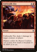 Unfriendly Fire (XLN-172) [Ixalan] Foil