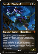 Captain N'ghathrod (Display Commander) - Thick Stock (CLB-931) [Commander Legends: Battle for Baldur's Gate] Foil