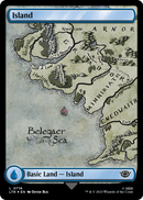 Island (LTR-716) (Surge Foil) [The Lord of the Rings: Tales of Middle-earth] Foil