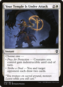 Your Temple Is Under Attack (CLB-052) [Commander Legends: Battle for Baldur's Gate] Foil