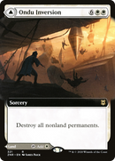 Ondu Inversion (Extended Art) (ZNR-321) [Zendikar Rising] Foil