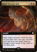 Hurl Through Hell (Extended Art) (AFC-318) [Forgotten Realms Commander]