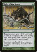 Might of Old Krosa (TSP-204) [Time Spiral] Foil