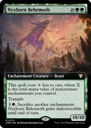 Nyxborn Behemoth (Extended Art) (CMM-772) [Commander Masters] Foil
