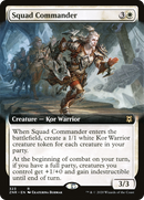Squad Commander (Extended Art) (ZNR-323) [Zendikar Rising] Foil