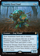 Twenty-Toed Toad (Extended Art) (BLC-051) [Bloomburrow Commander]
