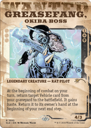 Greasefang, Okiba Boss (SLD-1690) (Showcase) (Borderless) [Secret Lair Drop]