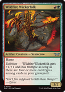 Wildfire Wickerfolk (DSK-239) [Duskmourn: House of Horror] Foil