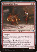 Bronzeplate Boar (NEO-135) [Kamigawa: Neon Dynasty]