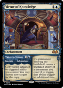 Virtue of Knowledge (Showcase) (WOE-279) [Wilds of Eldraine] Foil