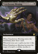 Treacherous Blessing (THB-316) (Extended Art) [Theros Beyond Death] Foil