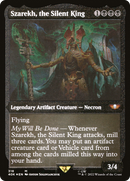 Szarekh, the Silent King (Display Commander) (Foil Etched) - Thick Stock (40K-318) [Warhammer 40,000 Commander] Foil