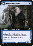 Malevolent Hermit (Extended Art) (MID-336) [Innistrad: Midnight Hunt] Foil