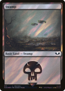 Swamp (40K-313) (Surge Foil) [Warhammer 40,000 Commander] Foil