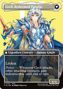 Cecil, Dark Knight (Borderless) (Surge Foil) (FIN-525) [FINAL FANTASY] Foil