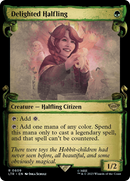 Delighted Halfling (Showcase Scrolls) (LTR-609) [The Lord of the Rings: Tales of Middle-earth] Foil