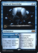 Virtue of Knowledge (PRE-076) [Wilds of Eldraine Promos] Foil