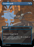 Counterspell (Borderless) (CMM-630) [Commander Masters]