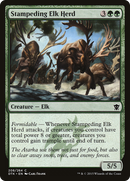 Stampeding Elk Herd (DTK-208) [Dragons of Tarkir] Foil