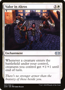 Valor in Akros (2XM-037) [Double Masters] Foil