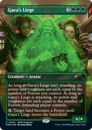 Gaea's Liege (PW24-005) (Borderless) [Wizards Play Network 2024] Foil