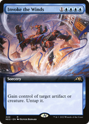 Invoke the Winds (Extended Art) (NEO-444) [Kamigawa: Neon Dynasty] Foil