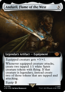 Anduril, Flame of the West (Extended Art) (Surge Foil) (LTR-786) [The Lord of the Rings: Tales of Middle-earth] Foil
