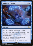 Multiple Choice (PPSTX-48P) [Promo Pack: Strixhaven: School of Mages Promos] Foil