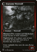 Fearful Villager (DBL-424) [Innistrad: Double Feature] Foil