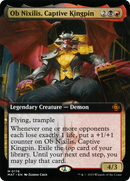 Ob Nixilis, Captive Kingpin (Extended Art) (MAT-176) [March of the Machine: The Aftermath] Foil