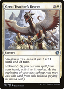 Great Teacher's Decree (IMA-021) [Iconic Masters] Foil