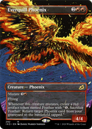 Everquill Phoenix (Showcase) (IKO-292) (Borderless) [Ikoria: Lair of Behemoths] Foil