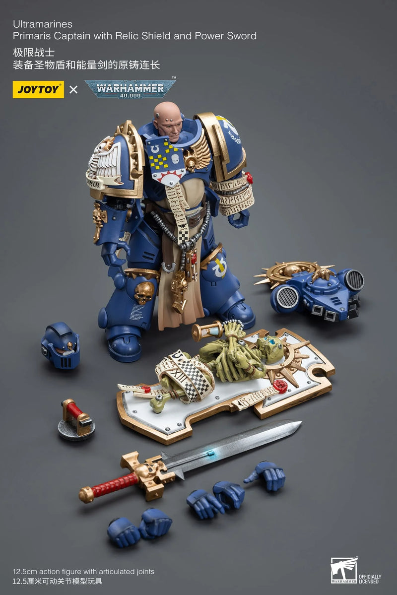 Joytoy: Ultramarines Captain with Relic Shield and Power Sword