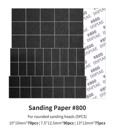 DSPIAE: MSP-ES Sanding Paper for Reciprocating Sanding Tool (180-1200)