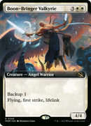 Boon-Bringer Valkyrie (Extended Art) (MOM-343) [March of the Machine]