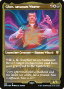 Ghen, Arcanum Weaver (Foil Etched) (CMR-595) [Commander Legends] Etched Foil