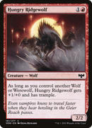 Hungry Ridgewolf (VOW-161) [Innistrad: Crimson Vow]