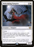 Welcoming Vampire (PPBRO-046) [Promo Pack: Innistrad: Crimson Vow Promos] Foil