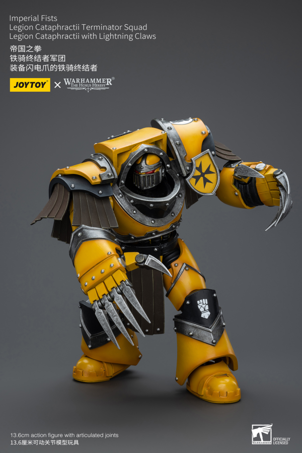 Joytoy: Imperial Fists - Cataphractii Terminator with Lightning Claws