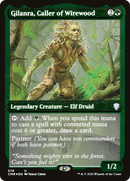 Gilanra, Caller of Wirewood (Foil Etched) (CMR-578) [Commander Legends] Etched Foil