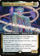 Satsuki, the Living Lore (Extended Art) (NEO-494) [Kamigawa: Neon Dynasty] Foil