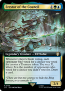 Erestor of the Council (Extended Art) (LTC-136) [Tales of Middle-earth Commander] Foil